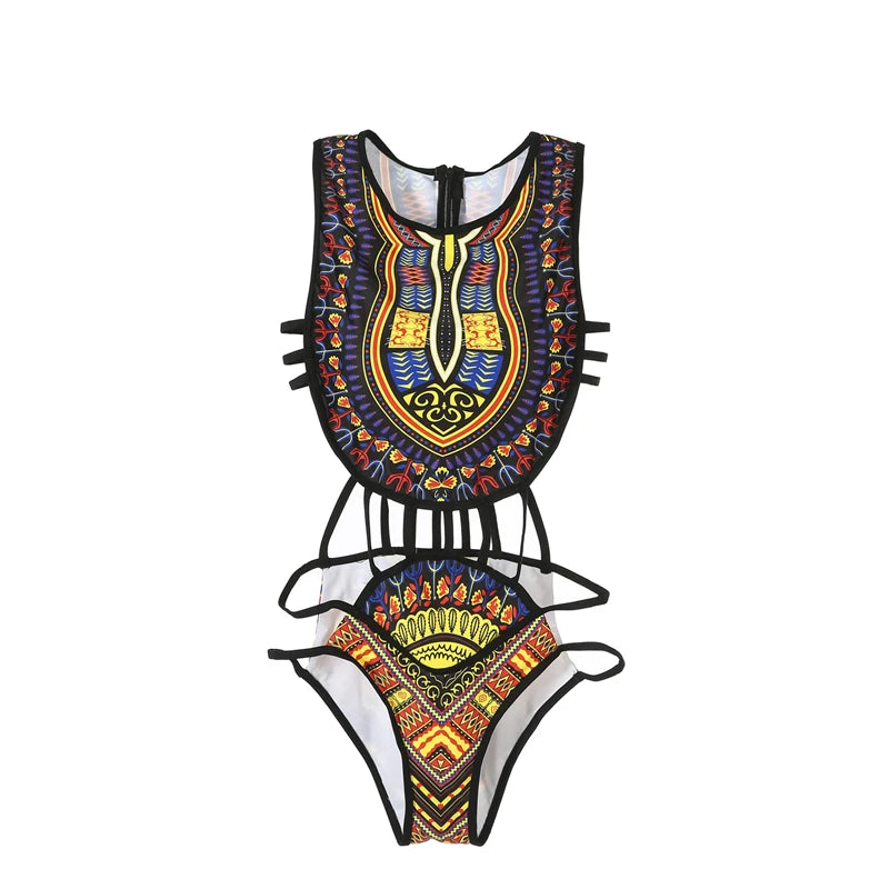 Maillot de Bain 1 pièce Africa