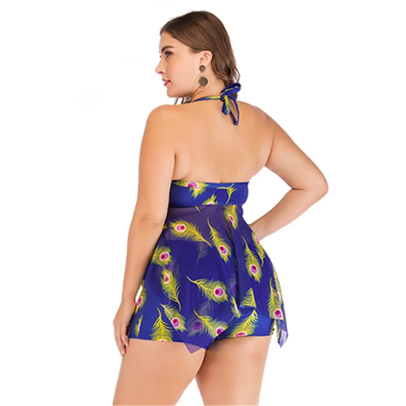 Ensemble Tankini 2 Pièces | Grande Taille 4XL