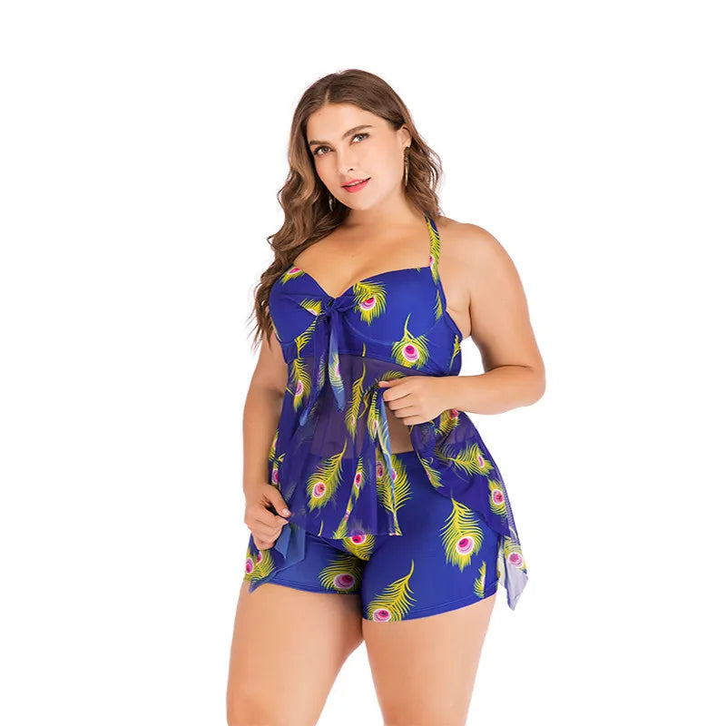 Ensemble Tankini 2 Pièces | Grande Taille 4XL