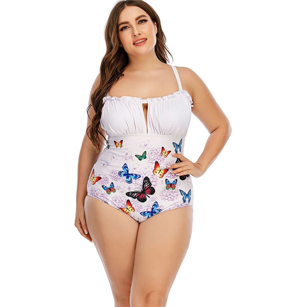 Maillots de Bain 1 Pièce Imprimés Floraux