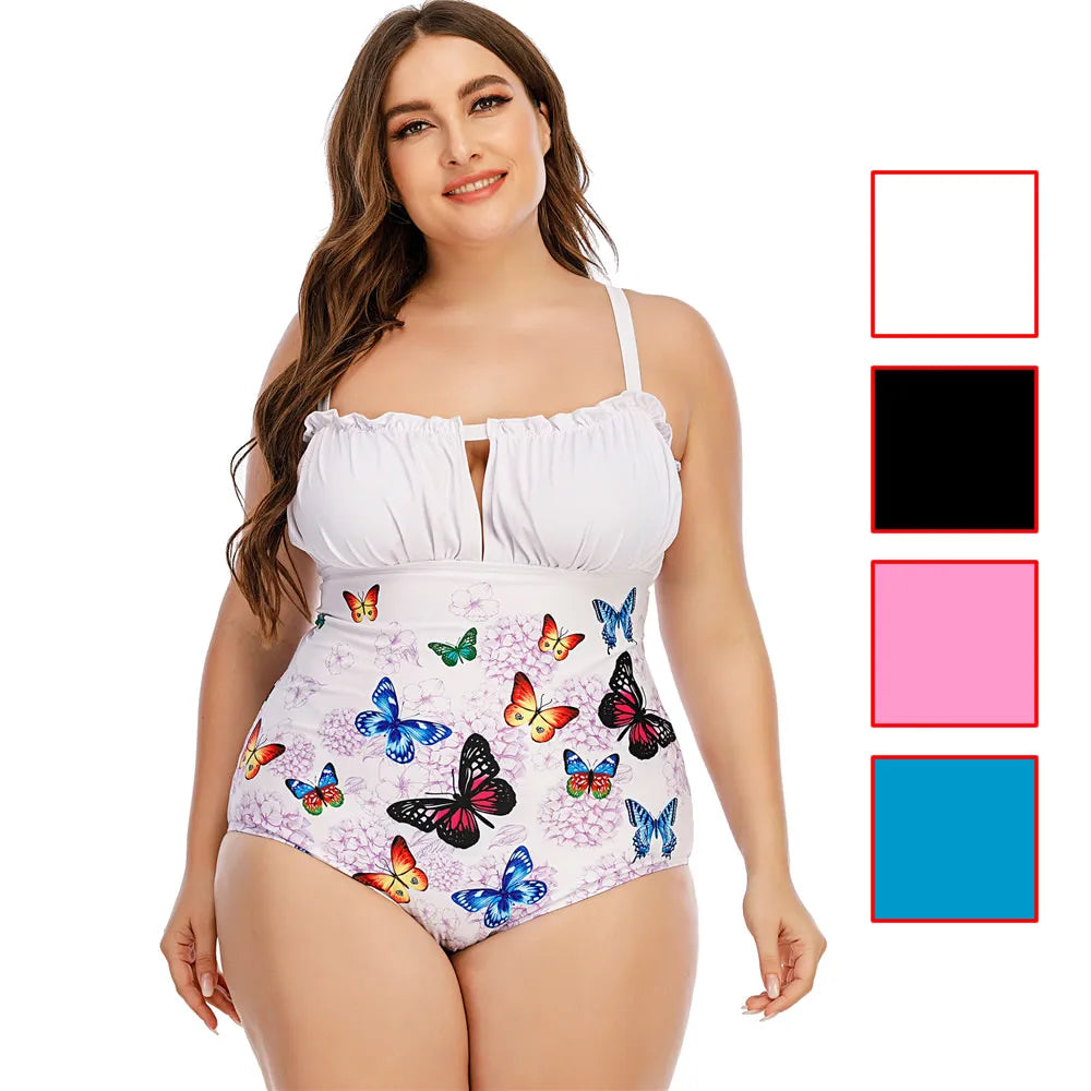 Maillots de Bain 1 Pièce Imprimés Floraux