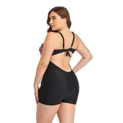 Maillot de bain 1 pièce Grande Taille Push-up