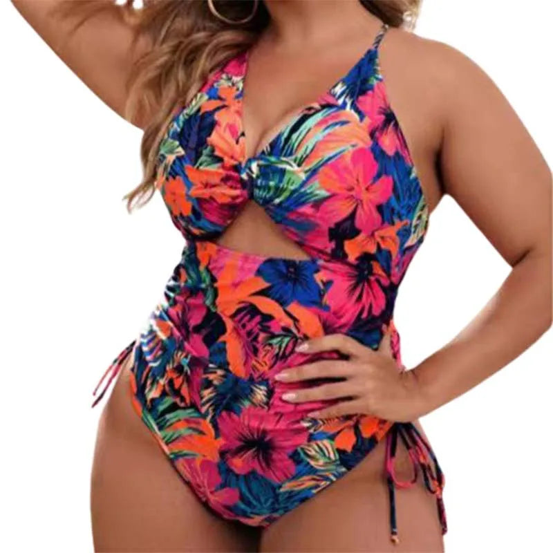 Maillot de bain grande taille imprimé floral