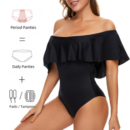 Maillot de Bain Menstruel 1 Pièce