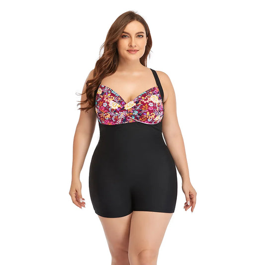 Maillot de bain 1 pièce Grande Taille Push-up