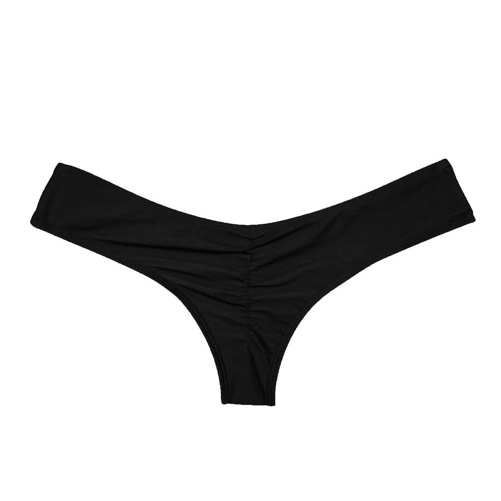 Bas de Maillot de Bain Noir Femme sur fond blanc, bienvenue dans notre boutique en ligne BREEZE BEEZ.