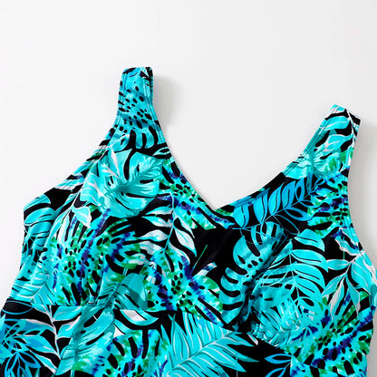 Maillot de Bain 1 Pièce | Imprimé Grande Taille