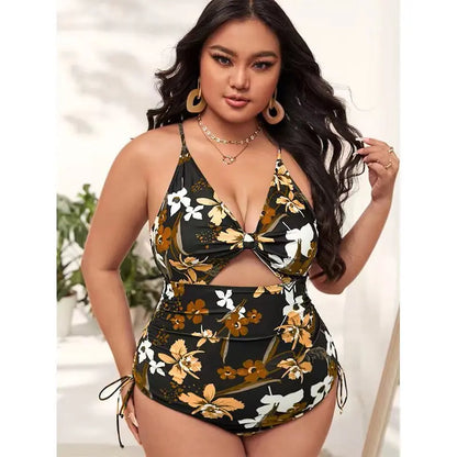 Maillot de bain grande taille imprimé floral